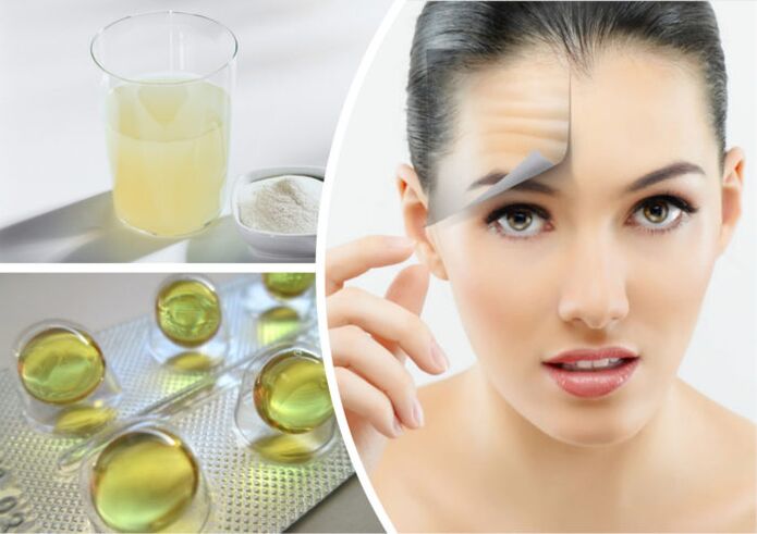 yüz cildi gençleştirme için vitaminli serum