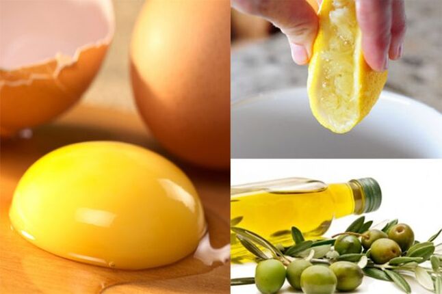 Yumurta sarısı, zeytinyağı ve limon suyu maskesi cildi eşitler